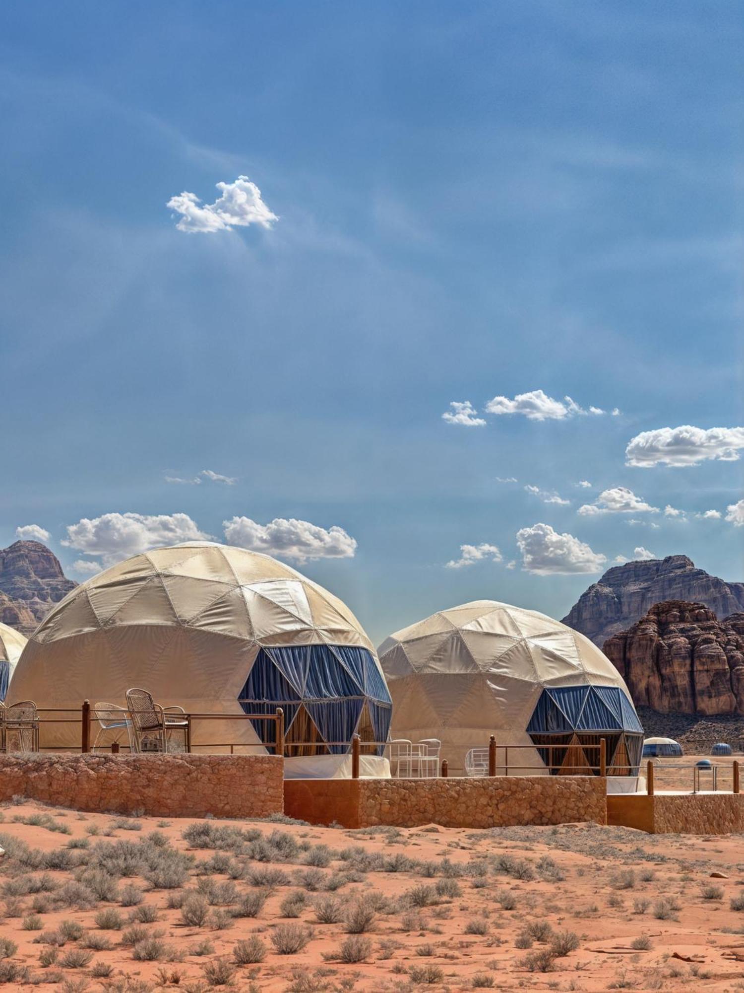 Wadi Rum Sunset Camp Ngoại thất bức ảnh