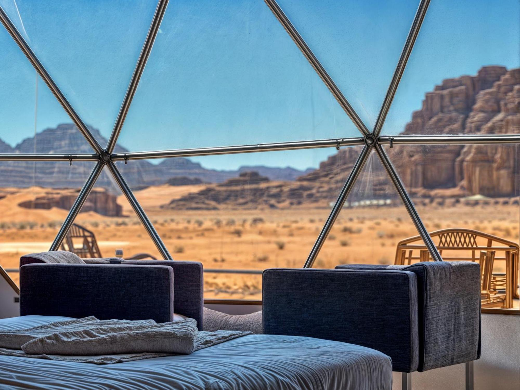 Wadi Rum Sunset Camp Ngoại thất bức ảnh
