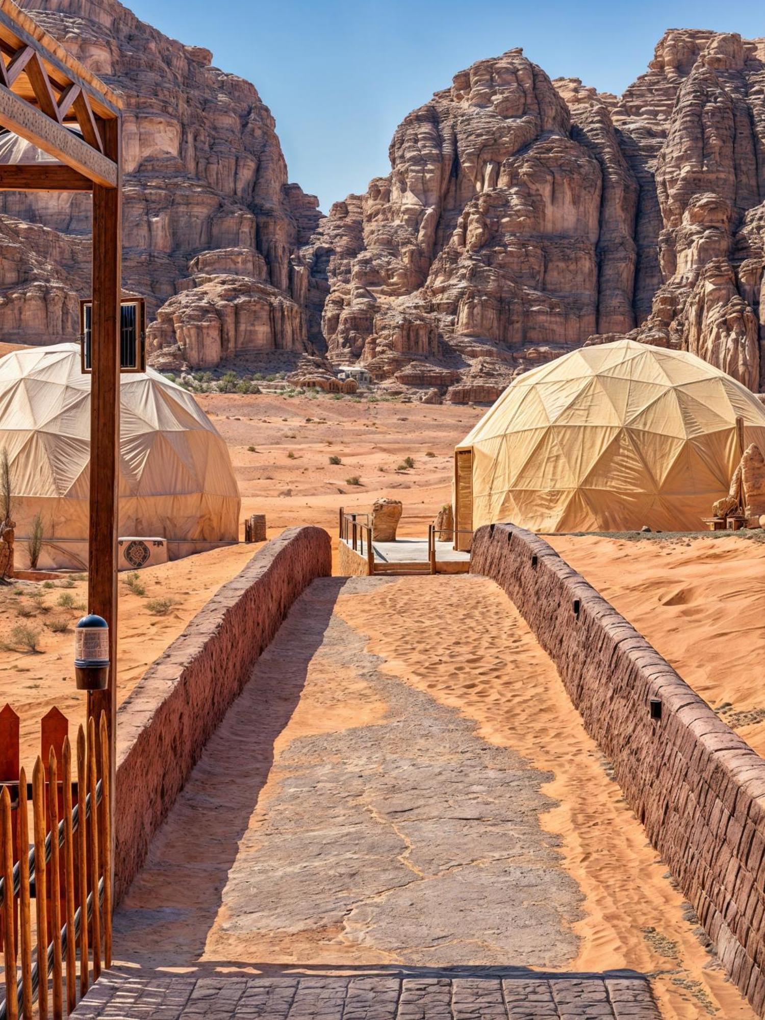 Wadi Rum Sunset Camp Ngoại thất bức ảnh